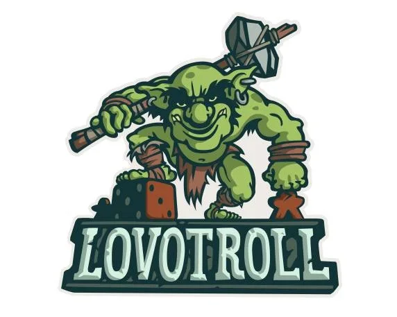 Logo Lovotroll, klub deskových her