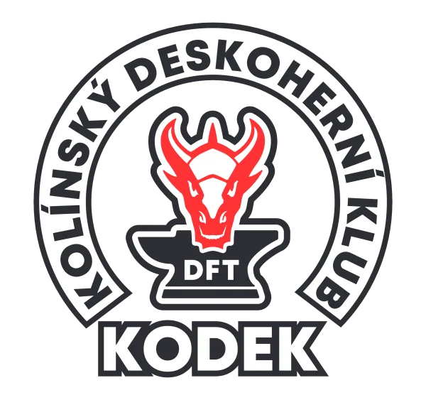 Logo KOlínský DEskoherní Klub (KODEK)